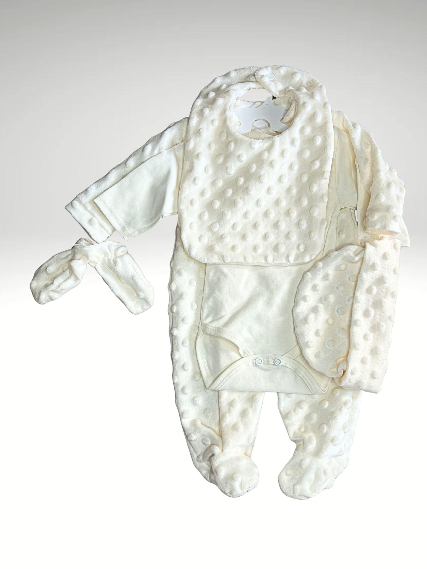 Ensemble 5 pièces minky