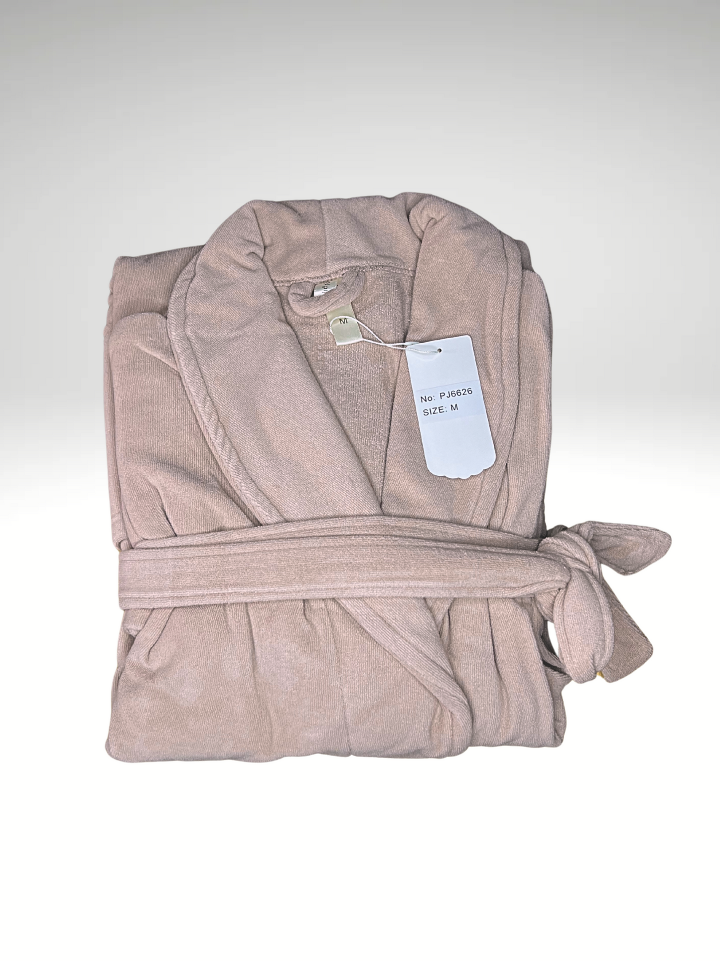 Peignoir de bain micro fibres cafe