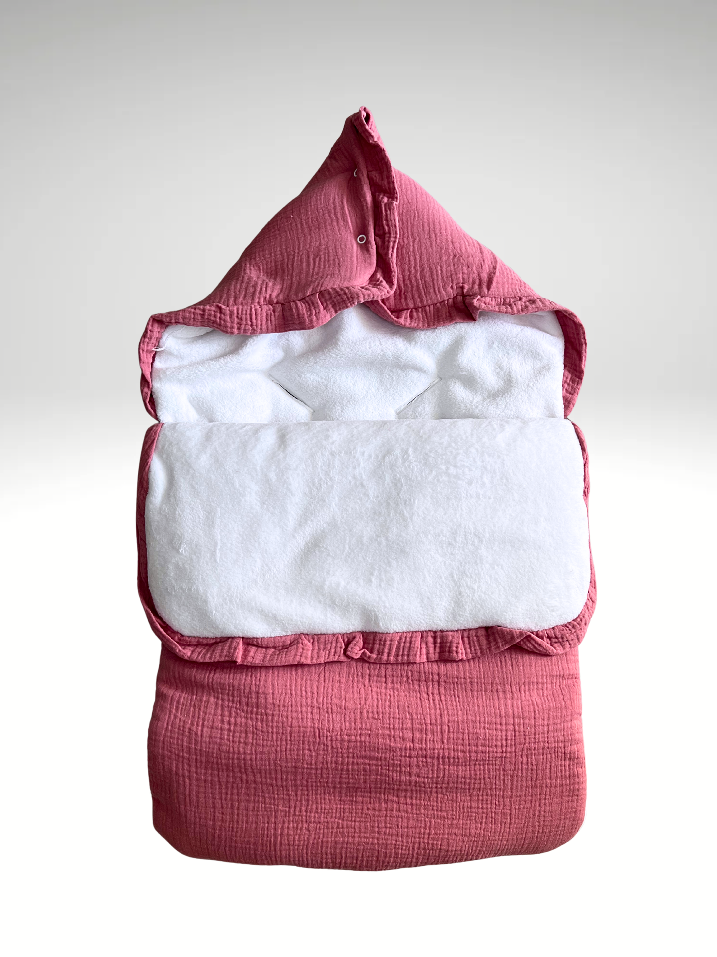 Nid d’ange en gaze de coton intérieur polaire