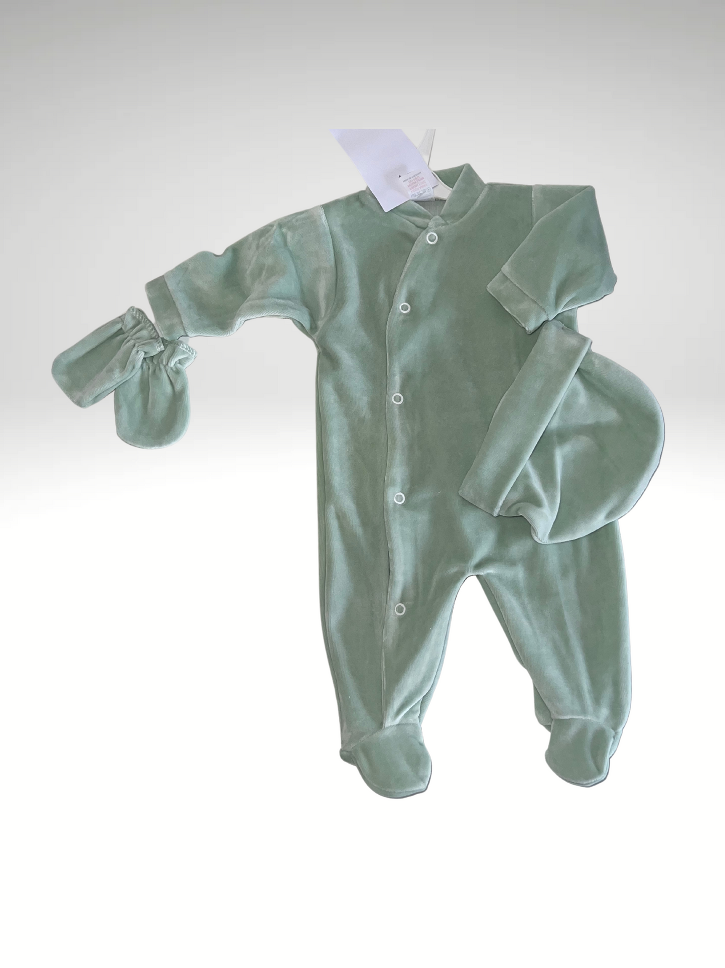 Pyjama 3 pièces velour