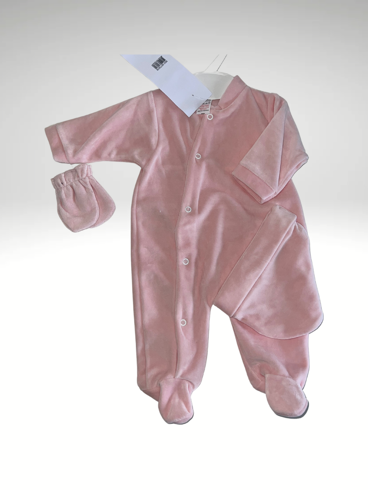 Pyjama 3 pièces velour