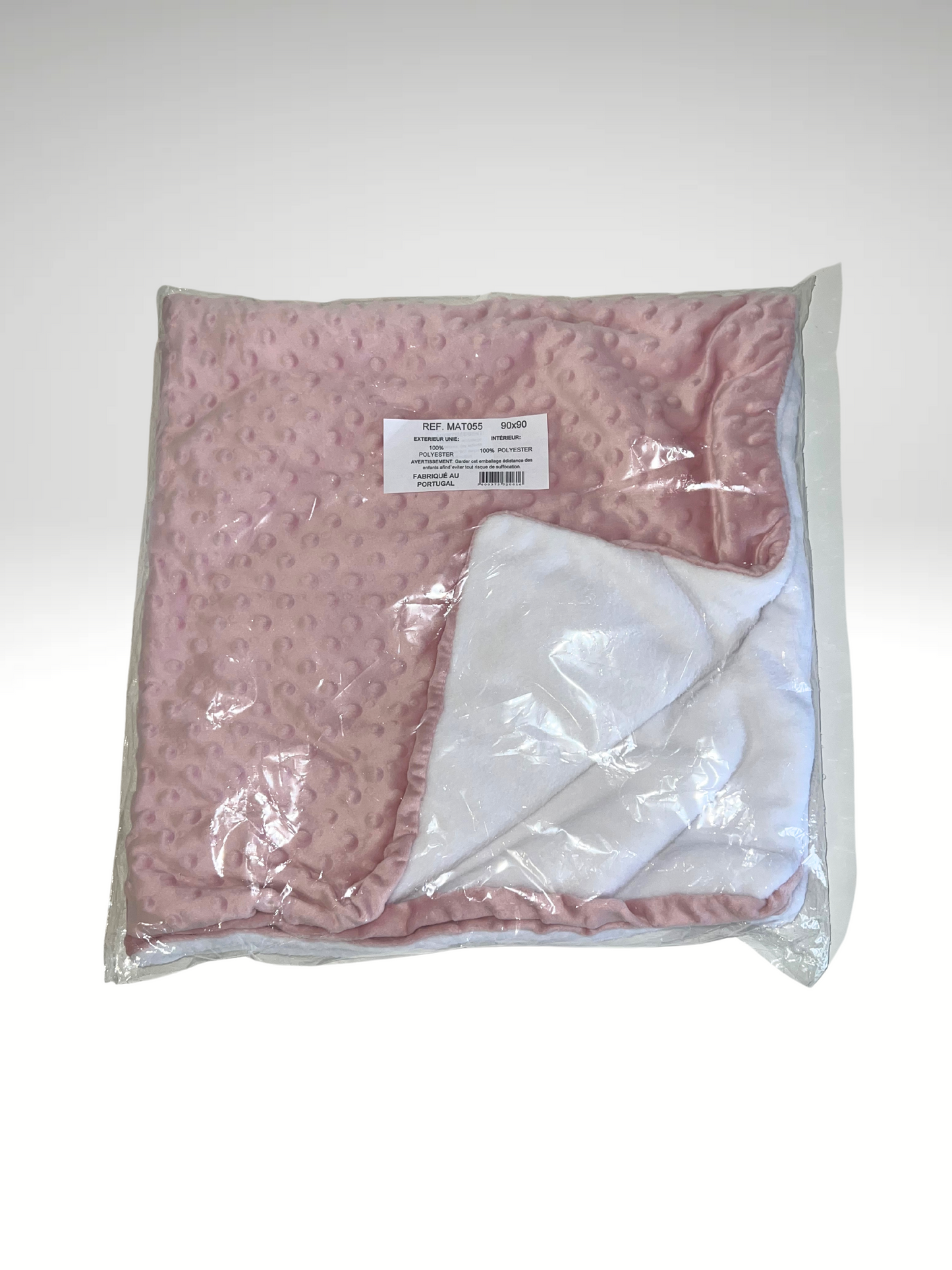 Plaid bébé minky intérieur polaire