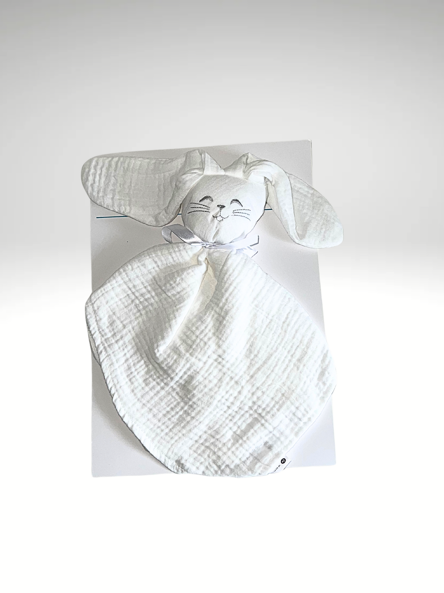 doudou lapin gaz de coton