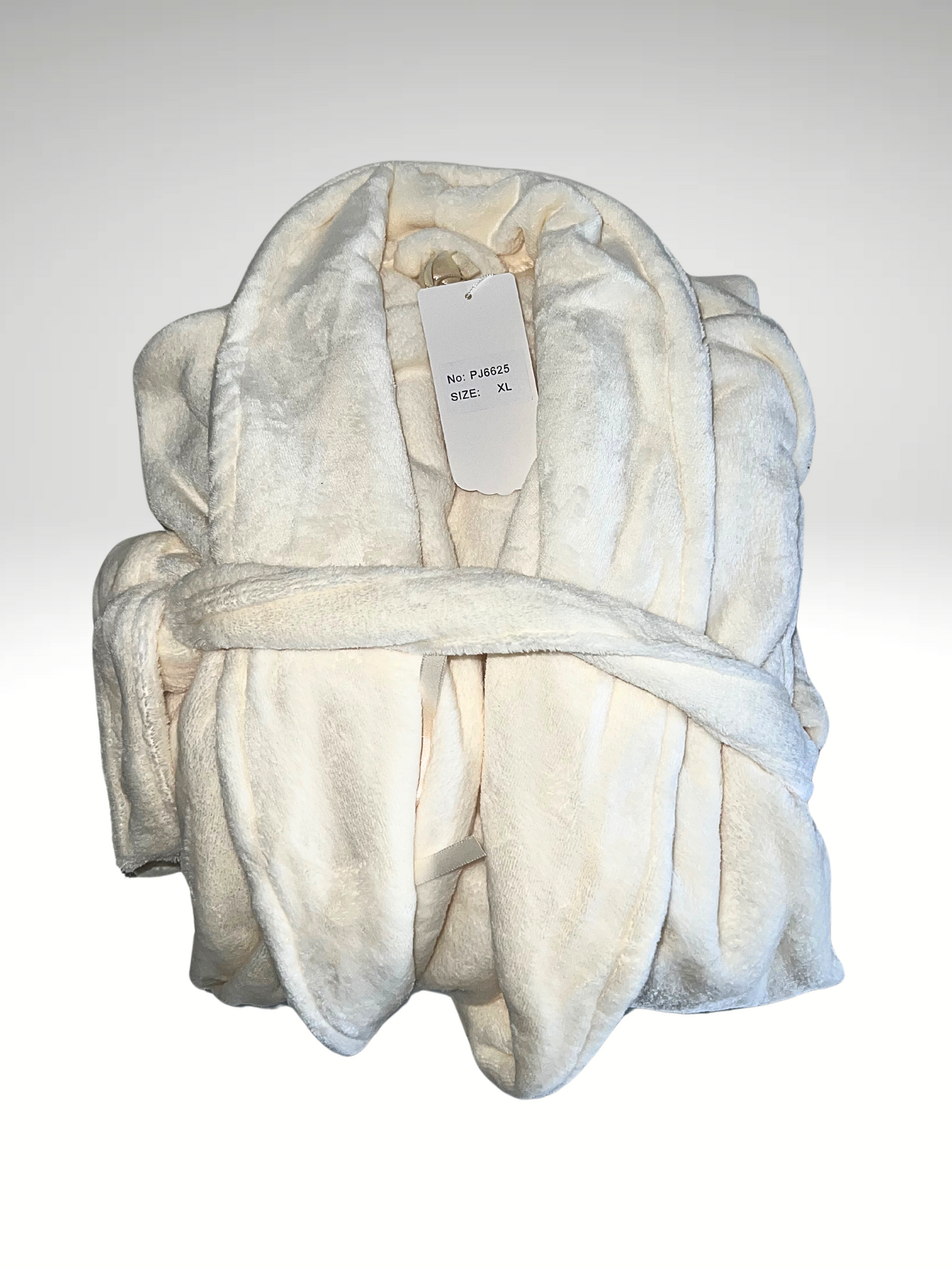 Peignoir pilou pilou blanc cassé