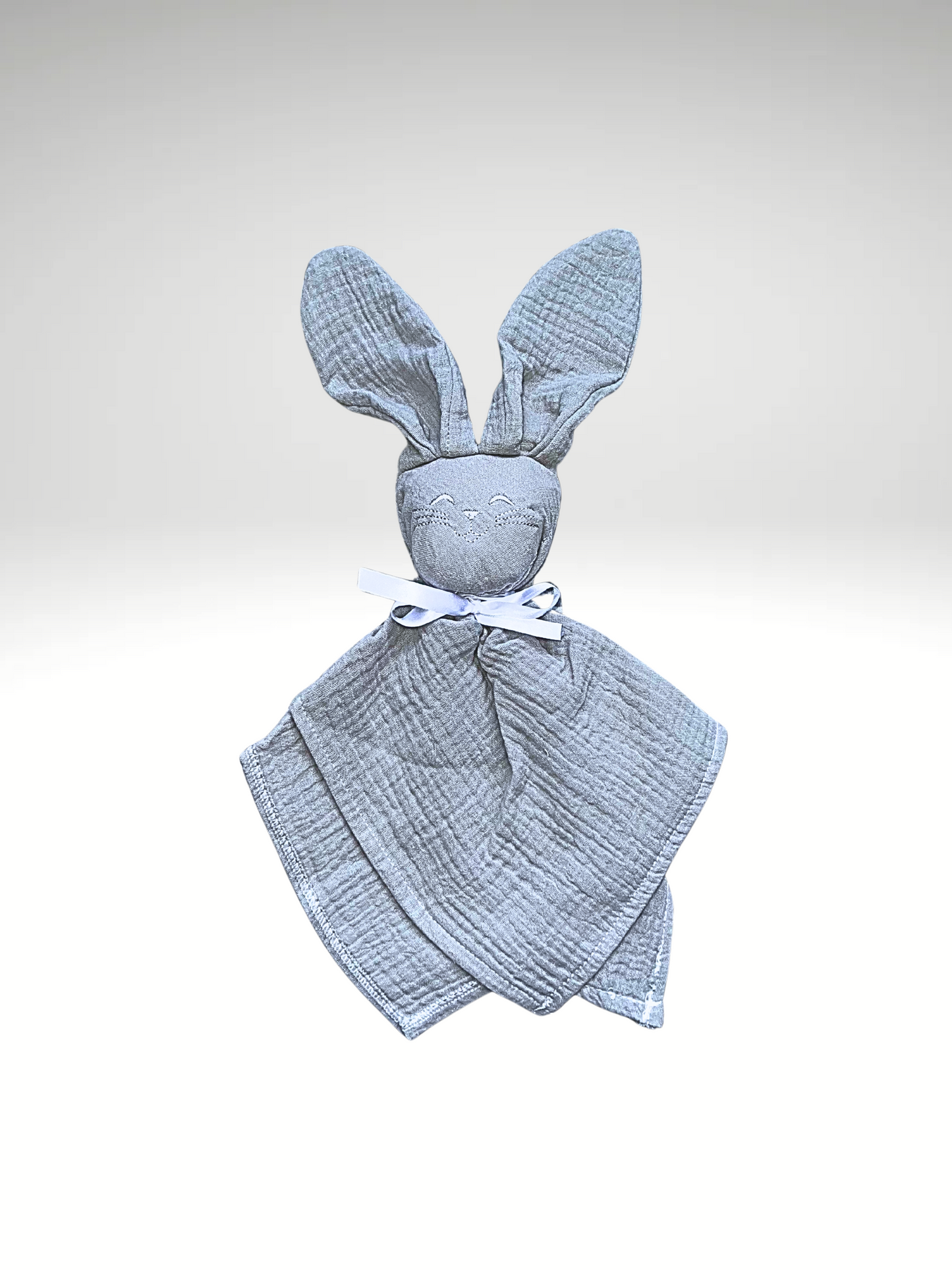 doudou lapin gaze de coton