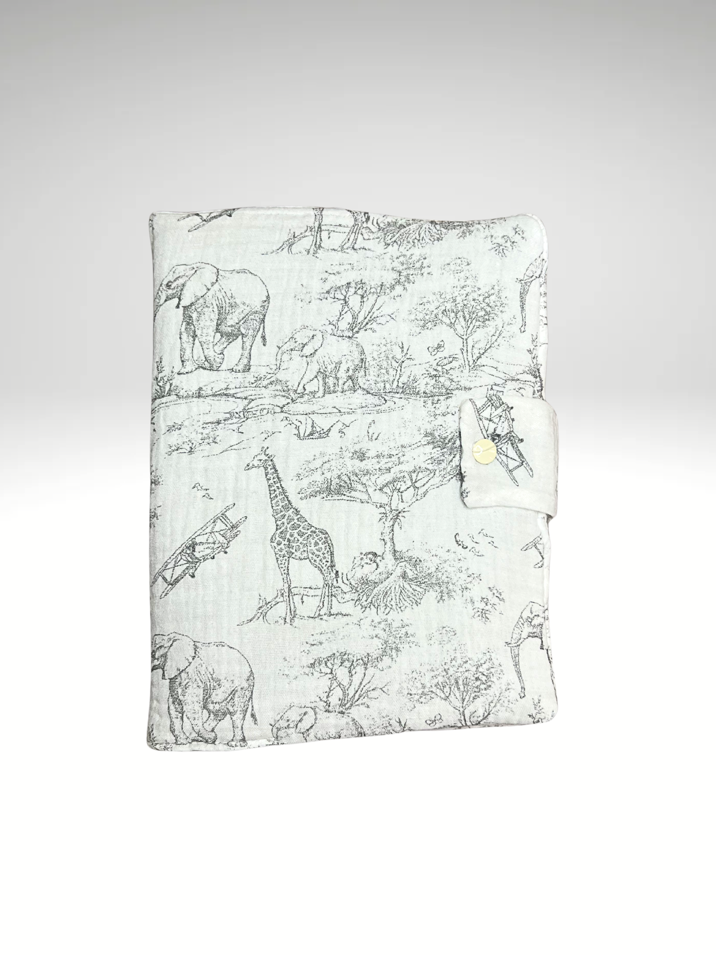 Protège carnet de santé SAFARI gaze de coton