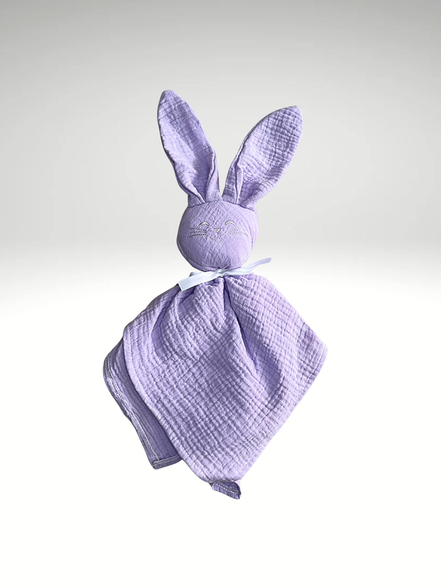 doudou lapin gaze de coton