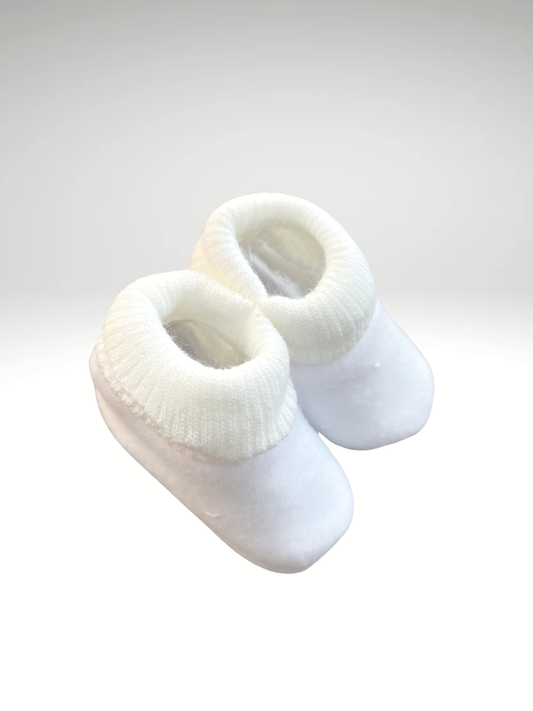 Mini chaussons blanc