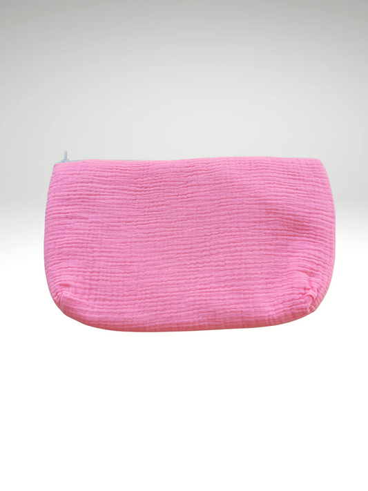 Trousse de toilette en gaze de coton