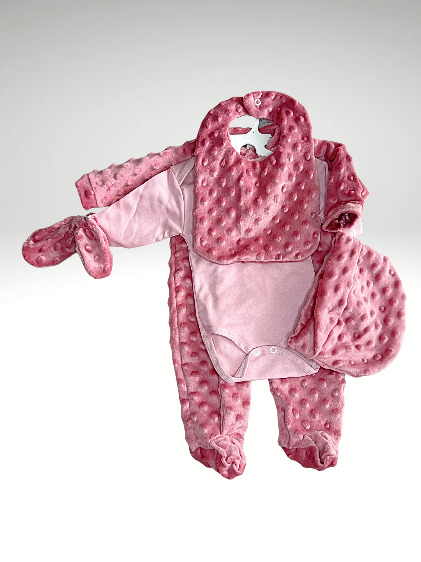 Ensemble 5 pièces minky