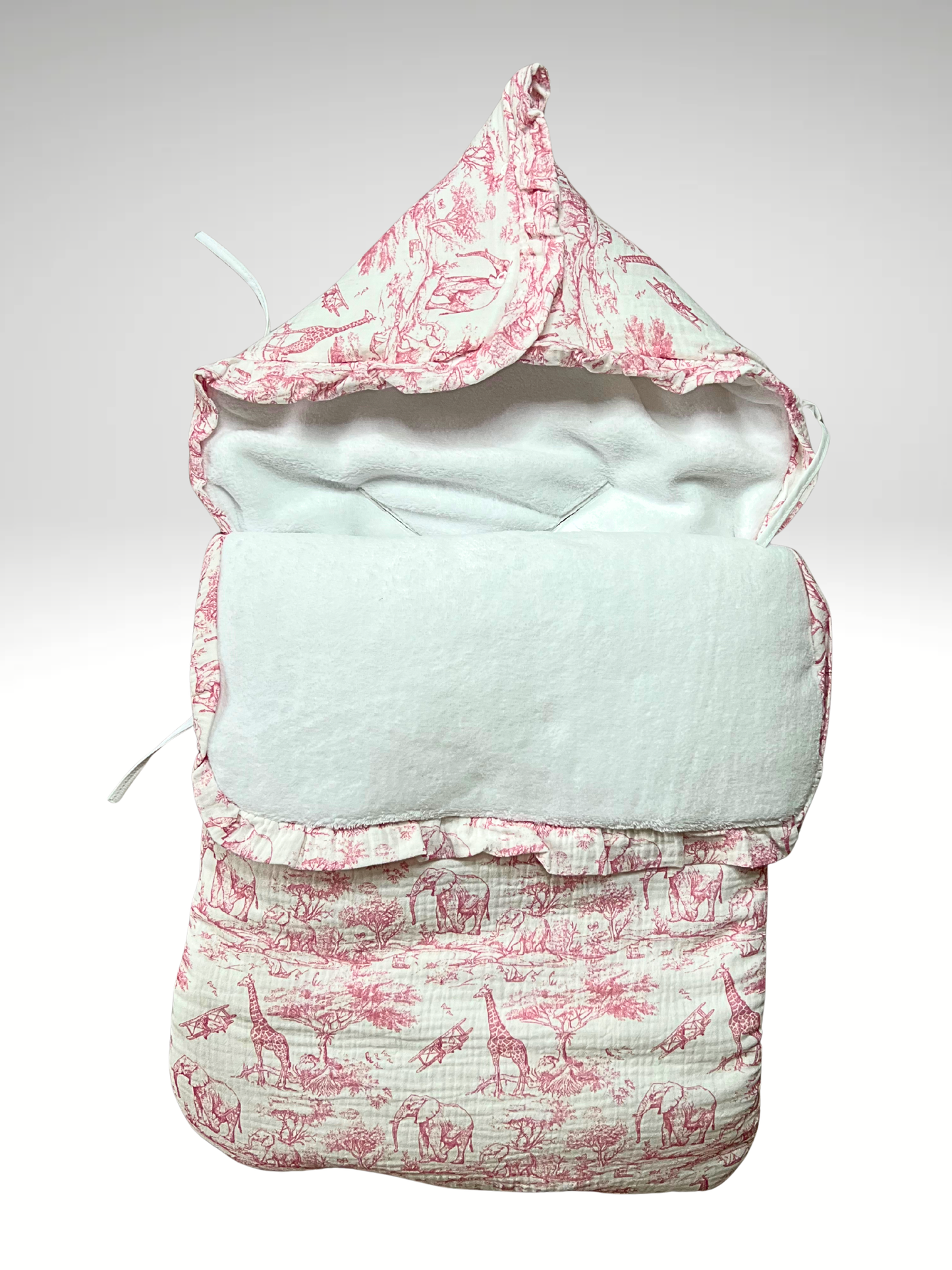 Nid d’ange SAFARI en gaze de coton intérieur polaire