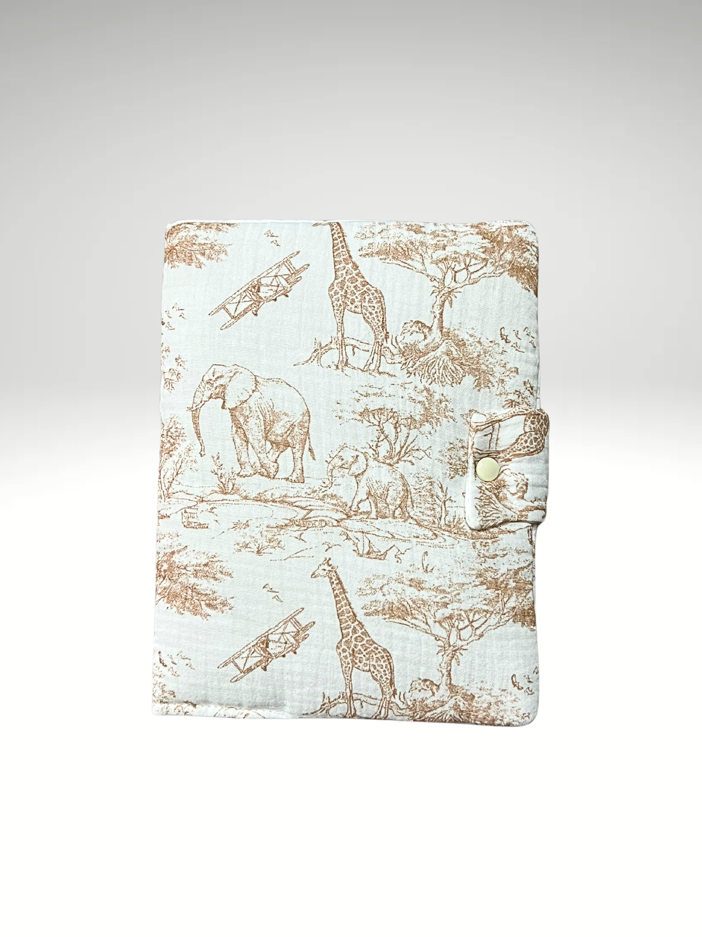 Protège carnet de santé SAFARI gaze de coton