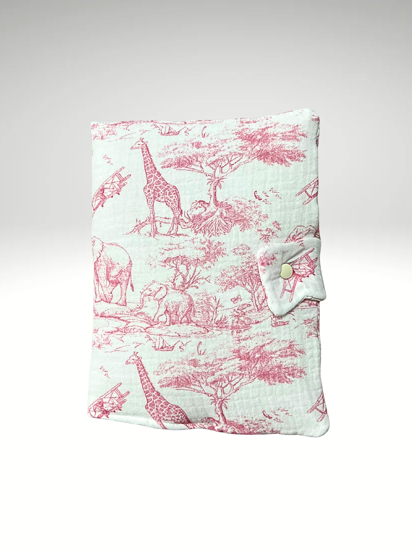 Protège carnet de santé SAFARI gaze de coton