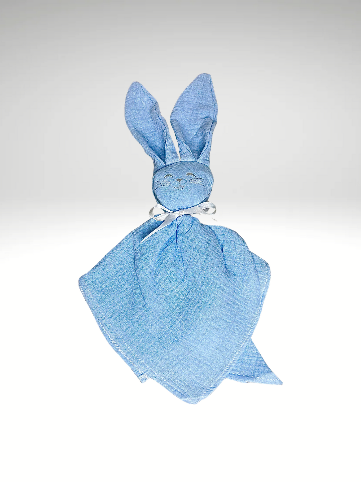 doudou lapin gaze de coton
