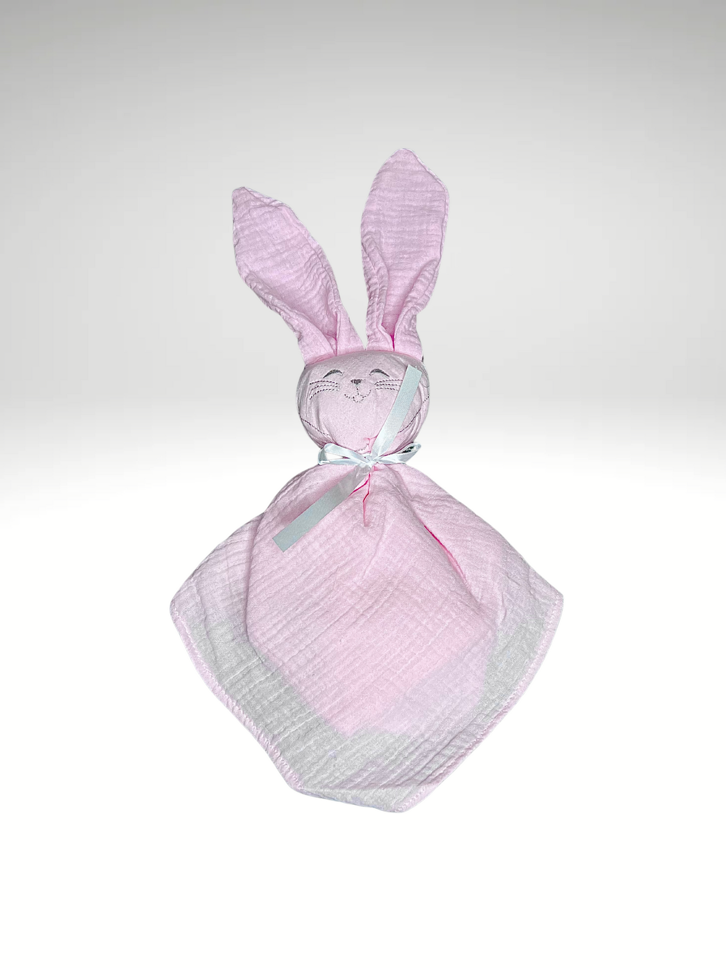 doudou lapin gaze de coton